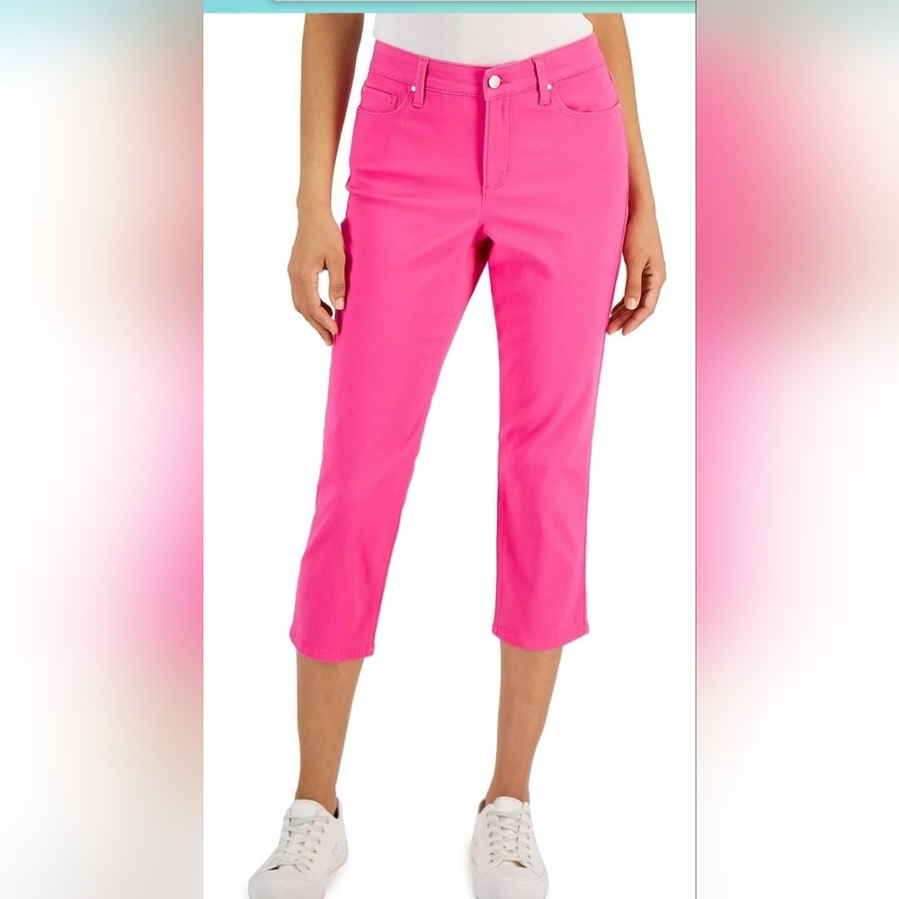 Charter Club Bristol Capris, Pink, size 16